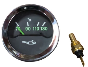 OIL TEMPERATURE GAUGE 12 VOLTS 52MM. IT FITS RENAULT ALPINE - Imagen 1 de 2