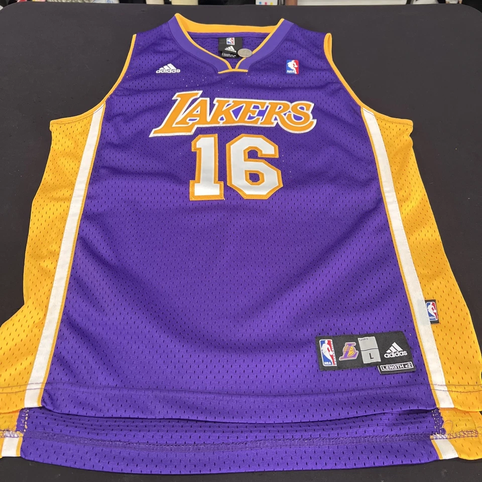 Camiseta Adidas, Lakers, Pau Gasol #16 Lakers, en perfecto estado, nueva sin etiquetas Foto 1 de 4