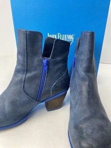 John Fluevog Hopeful Damenstiefelette Größe 8 Ultramarine - Bild 1 von 9