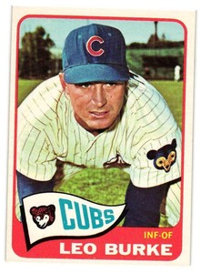 1965 Topps - Leo Burke (#202)   Cubs   CS