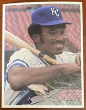 Vintage Al Cowens 1979 Kansas City Royals Team Issue Postcard - Photo