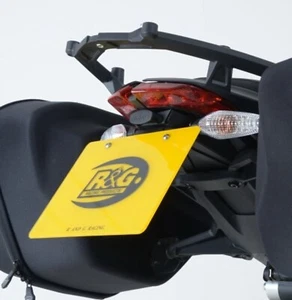 R&G PORTATARGA COMPATIBILE PER DUCATI HYPERSTRADA 821 2013 2014 LP0145BK NERO - Picture 1 of 6