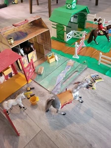 RIESIGES KONVOLUT Vintage Marchon Grand Champion Pferde, Reiter, Ställe, Zubehör - Bild 1 von 13