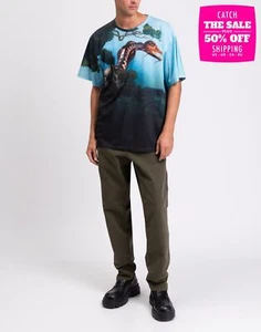 RRP €597 VALENTINO Jersey T-Shirt Size S Secret Garden Crew Neck Made in Italy - Imagen 1 de 11