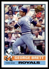 2005 TOPPS ALL-TIME FAN FAVORITES GEORGE BRETT KANSAS CITY ROYALS #61