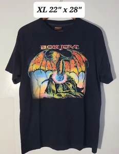 Vintage 1995 Bon Jovi Anytime Anywhere World Tour Brockum XL Tee Single Stitch - Bild 1 von 6