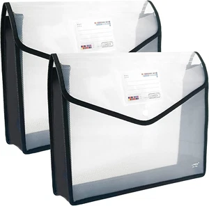 Yoeejob Plastic File Folders Legal Size Expandable Document Folder with Snap But - Picture 1 of 12