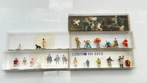 LOTE DE FIGURAS MERTEN H0 926 2313 855 2180 EMBALAJE ORIGINAL - Imagen 1 de 9
