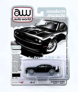 AW Auto World Diecast Cars 1 64 2023 Dodge Challenger Hellcat Redeye Ghost - Picture 1 of 1
