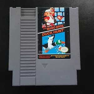 Super Mario Bros and Duck Hunt NES Loose Cartridge, Clean Pins, Tested - Picture 1 of 10