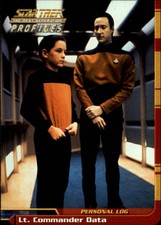 2000 Star Trek The Next Generation Profiles Non-Sport Card #3 Lt. Commander Data