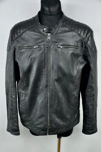 Jack & Jones Jjeliam Lamb Leather Jacket Noos size 2XL - Picture 1 of 8
