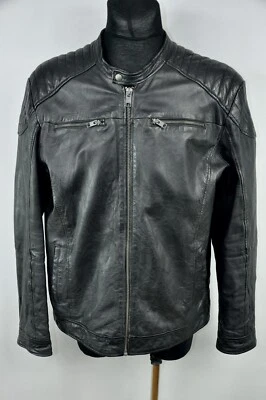 Jack & Jones Jjeliam Lamb Leather Jacket Noos size 2XL - Image 1 of 4