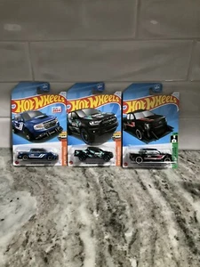 Hot wheels Ford Lot '22 Ford Maverick Custom '19 Ranger Raptor HKS F-150 Custom - Picture 1 of 1