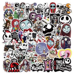 50pcs The Nightmare Before Christmas DIY Laptop Cup Graffiti Decals Sticker - Picture 1 of 8