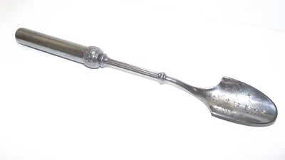 Cuchara de queso enchapada en plata 9 1/2" antigua viuda de 1875 corte Brite por Gorham Foto 1 de 4