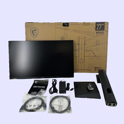 MSI G274QPX 27" Gaming Monitor 2560x1440 QHD 1ms 240Hz Black #NO8608 (TC) - Image 1 of 4