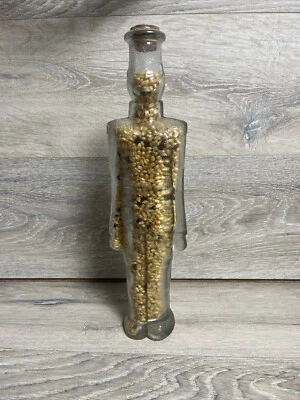 MSRF Inc Figura Vidrio Transparente Soldado Militar Cadete 14.5 Botellas Decantador con Maíz Foto 1 de 4