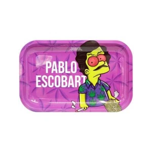 PABLO ESCOBART - METAL ROLLING TRAYS - Small Or Medium - Bart Simpson - Picture 1 of 2