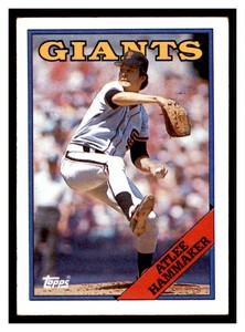1988 Topps #157 ATLEE HAMMAKER San Francisco Giants