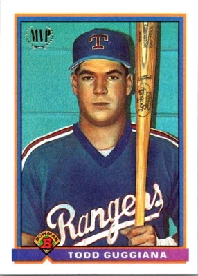 1991 Bowman #697 Todd Guggiana Texas Rangers - Image 1 of 2