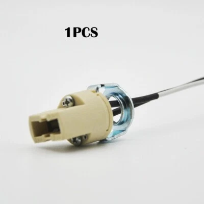 1PCS G9 Ceramic Lamp Holder Socket with Wire for Halogen/LED Bulb Bi-Pin Base - Image 1 of 3