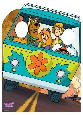 Scooby Doo Mystery Machine Van Stand-In Cardboard Cutout - Shaggy Fred Velma Foto 1 de 2
