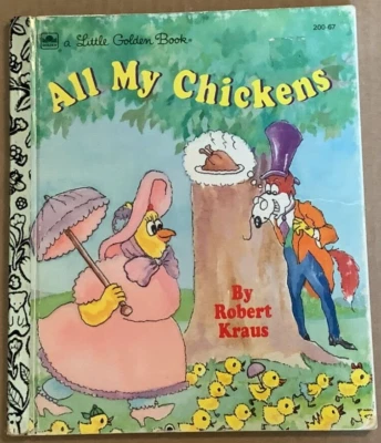 VG 1993 HC Little Golden Book Early Edition All My Chickens Robert Kraus - Image 1 of 4