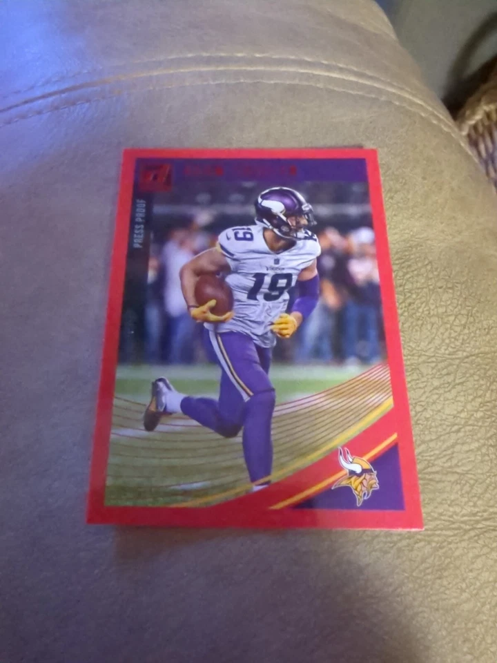 Adam Thielen  2018 Donruss  Press Proof Red Minnesota Vikings #174 - Image 1 of 2