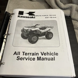 KAWASAKI SERVICE MANUAL 2005-2007 BRUTE FORCE 750 4X4 I / KVF 750 4X4 - Foto 1 di 3
