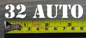 32 Auto Sticker Decal 3.5" Ammo Can Box Label .32 Ammunition Case ACP Bullets - Picture 1 of 1