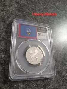 2009-S GUAM Silver Proof Quarter PR70 PCGS FLAG LABEL LOW PRICE!! - Picture 1 of 5