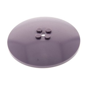 1x Lego Sat Radar Dish 8x8 Sand Purple Screen Shield Mars 7317 35154 3961