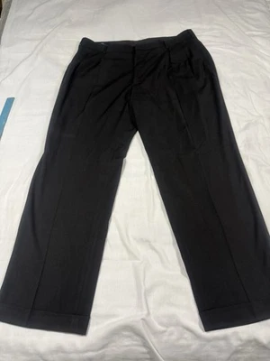 Pantalón Dockers Para Hombre 38X30 Calce Clásico Plisado Puño Relajado Negro Foto 1 de 4
