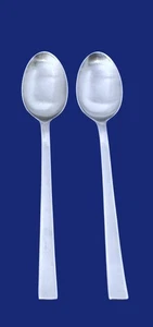 C Hugo Pott 2725 Edelstahl, Germany, 18/8, flaches Ende - 2er Set Teelöffel 6 5/8" - Bild 1 von 1