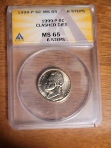 1999 MS65 Nickel 6 Full Steps Rare Strong Clashed Dies Only 3 Known Must See 👀  - Picture 1 of 12