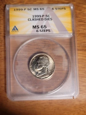 1999 MS65 Nickel 6 Full Steps Rare Strong Clashed Dies Only 3 Known Must See 👀  - Image 1 of 4