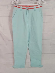 L.L. Bean Women's SZ 4 Lime Green Summer Slacks Pants - Picture 1 of 17