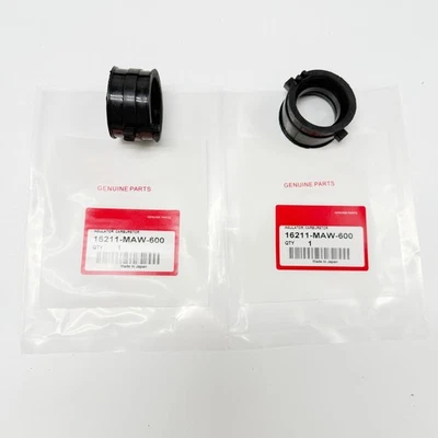 2xIntake Manifold Boots For 88-00 Honda Shadow ACE Spirit 750 01-03,VLX 600  New Foto 1 de 4