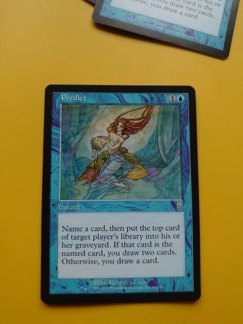 Predict. Instant. Odyssey  Magic the Gathering Card. - Image 1 of 4