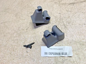96 97 98 99 00 01 FORD EXPLORER SUNVISOR CLIPS BOTH GRAY - Picture 1 of 2