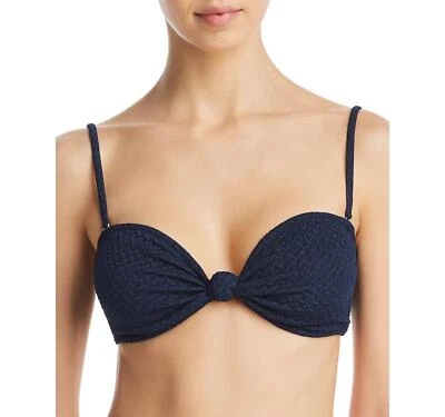 Top de bikini bandeau con nudo afortunado Minkpink 286275 para mujer, talla pequeña Foto 1 de 2