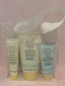 Mary Kay Fragrance Free Satin Hands Pampering Set Deluxe Mini Travel Size