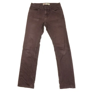 Levi's 511 Skinny Jeans Kids Boys 20 / 30x30 Dark Red Denim - Picture 1 of 12