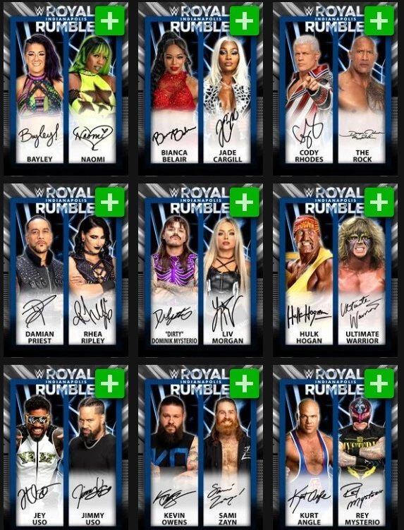 [DIGITAL] Topps Slam - Royal Rumble 25 S1 - Dual Signature Black - Pick - Image 1 of 1