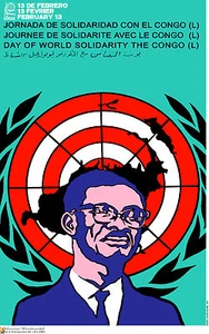 Political POSTER.Lumumba CONGO.Africa Struggle 12.Revolution protest Art Design - Picture 1 of 1