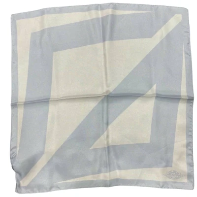 Pañuelo cuadrado de bolsillo Air Dior Jordaan de baloncesto blanco azul seda Foto 1 de 4