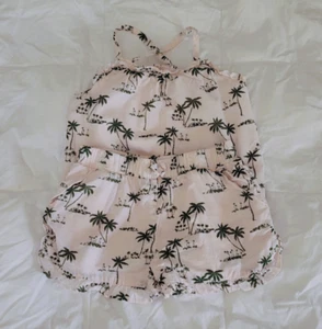 Janie and Jack Palm Pink & Green 2-Piece Short Set - Size 6 - Picture 1 of 8