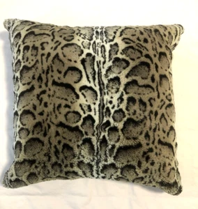 ETRO ANIMALIER LEOPARD FAUX FUR 24" SQUARE PILLOWS INSERTS ITALY SOLD SEPARATELY - Picture 1 of 13