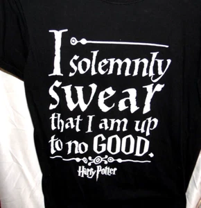 Harry Potter I Solemnly Swear That I Am Up To No Good Shirt Size XXL Used - Picture 1 of 3